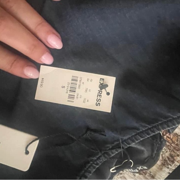 Express size small denim dress nwt - Picture 2 of 3